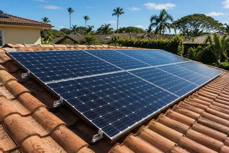 Installation de panneaux solaires à Saint-Avé